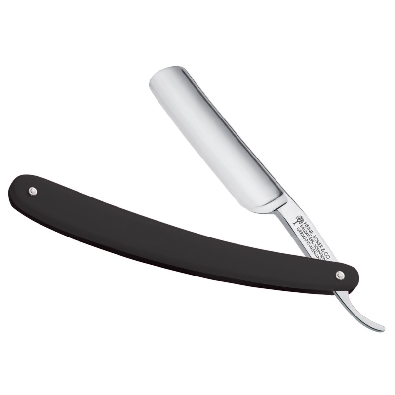 Folding cut throat razor